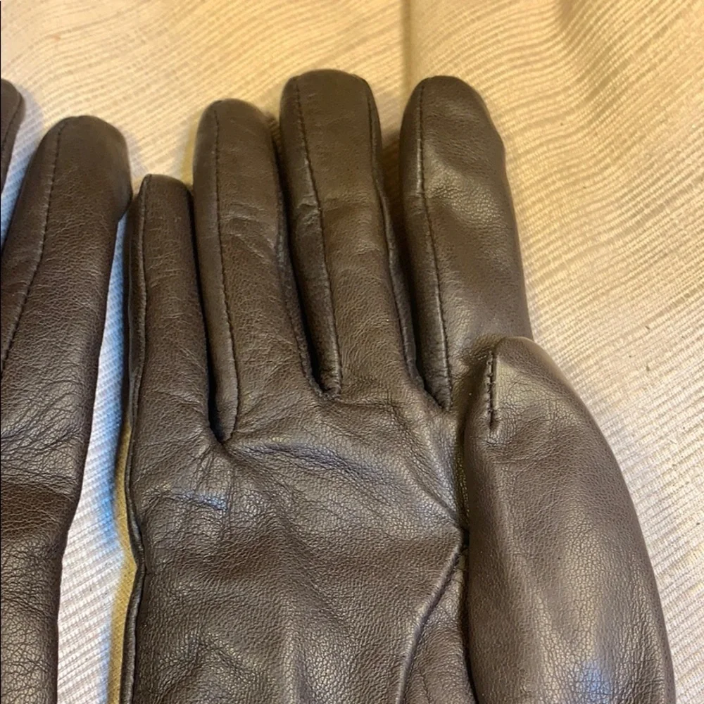 Cara by Gates lambskin/cashmere long gloves
